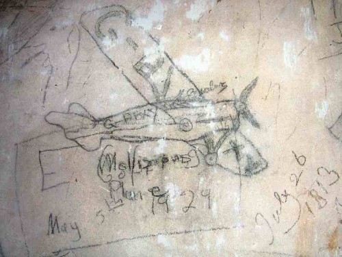 Tower Graffiti - Jim Mollisons 1932 aeroplane.jpg